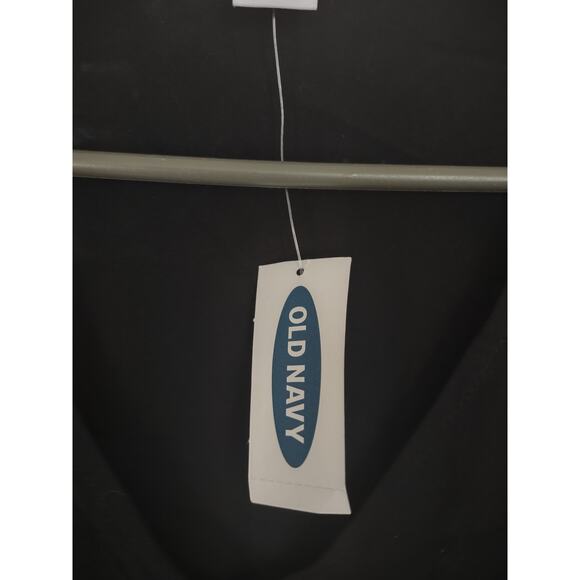 Old Navy Flutter Sleeve Blouse Black Small Lightweight Classic Business Causal - Picture 3 of 7